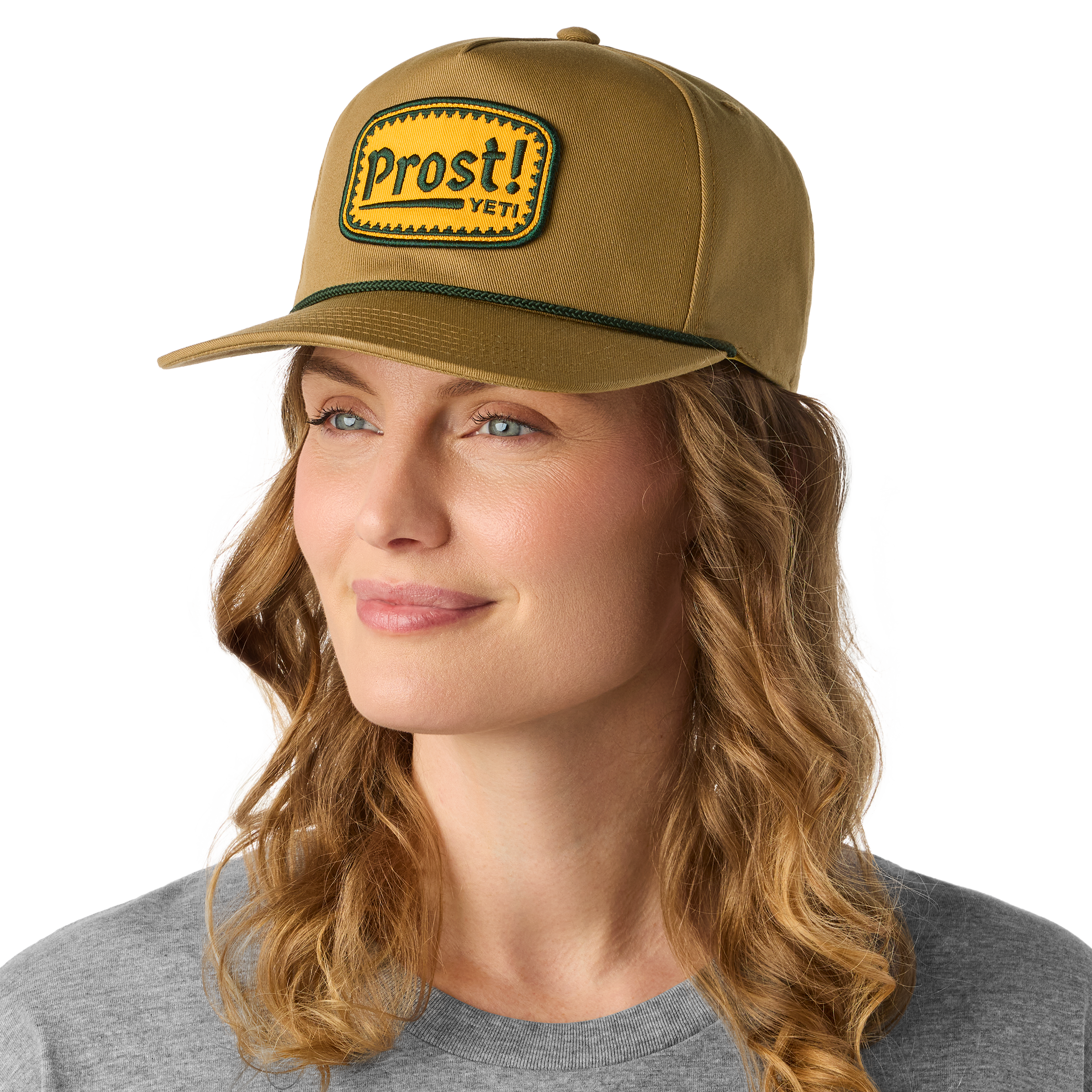 YETI? Prost! Flat Brim Rope Hat - Image 7